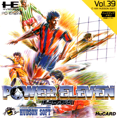 Power Eleven box art for PC Engine